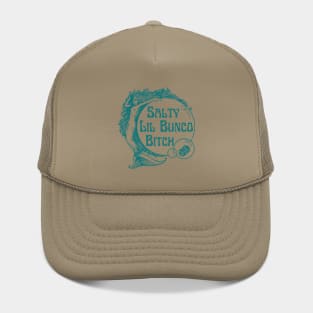 Bunco Salty Lil Bunco Bitch Mermaid Retro Vacation Beach Hat