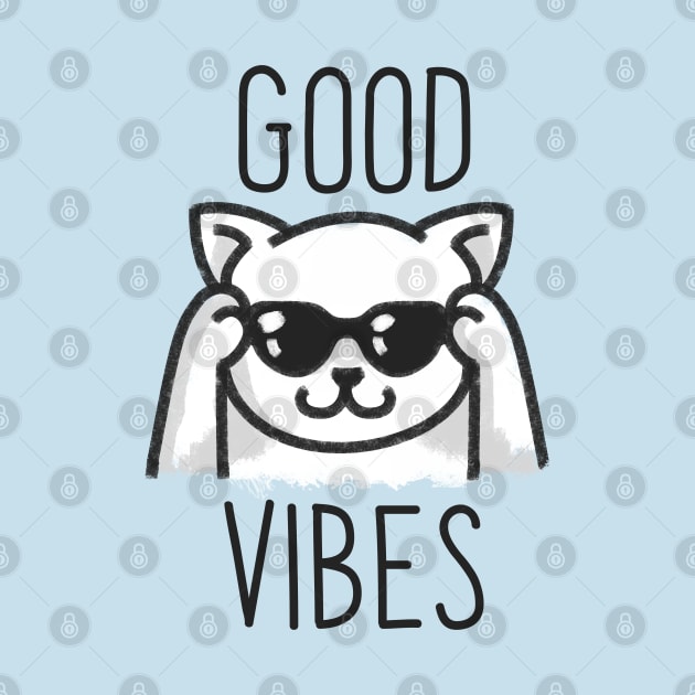 Good Vibes Cat by Enzai