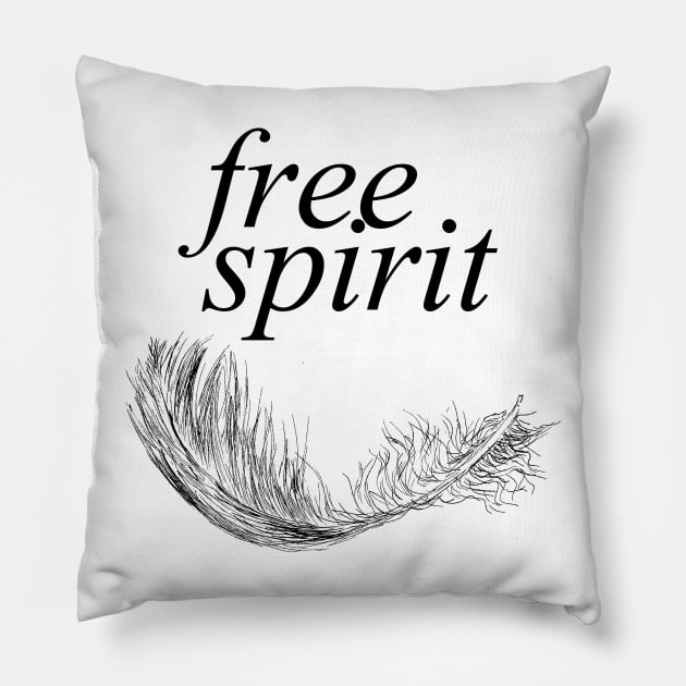 Free spirit Pillow by rachelsfinelines