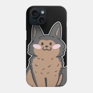 kawaii german dog Phone Case