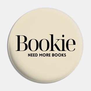 BOOKIE Pin