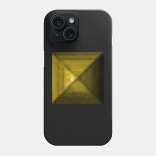 Solid Gold Millionaire Sacred Geometry 3D Phone Case