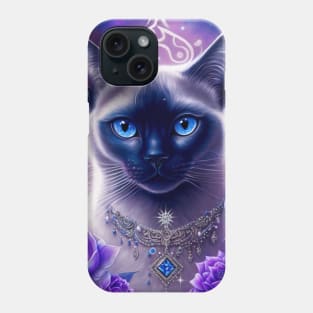 Purple Dream Burmese Cat Phone Case