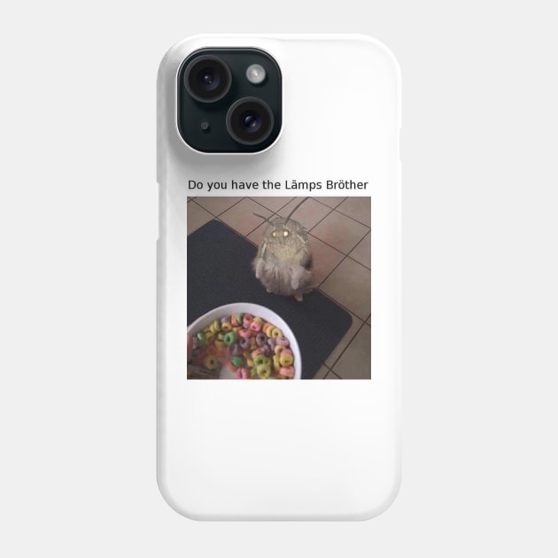 Moth Lamp Loops Meme Phone Case by FlashmanBiscuit