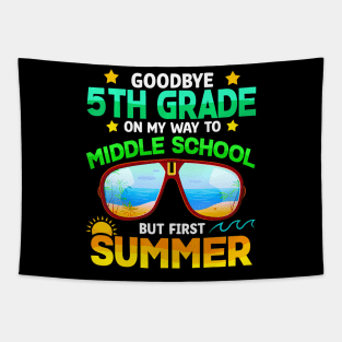 5th Grade Way To Middle School Grade First Summer Graduation Tapestry