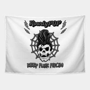 Keep Punk Psycho Black and White Variant Tapestry