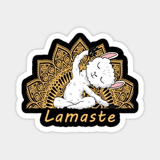 Lama Lamaste Yoga Meditation Magnet