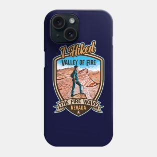 I Hiked The Fire Wave at Valley of Fire Nevada Retro Style Phone Case