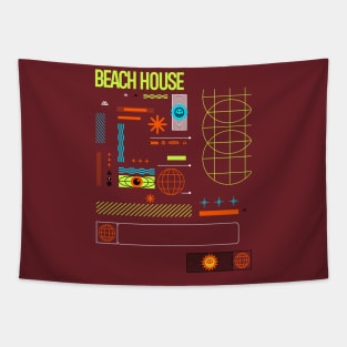 Beach House // Full Color Tapestry