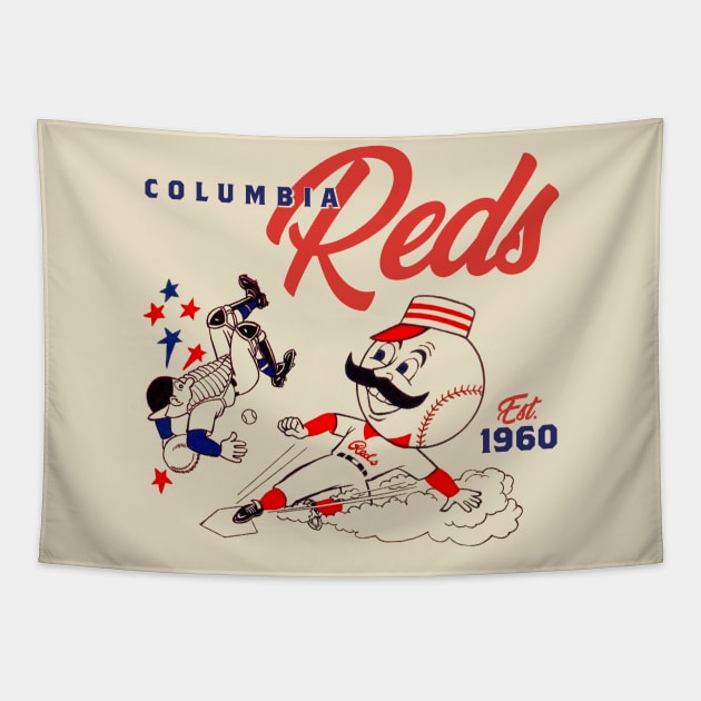 Columbia Reds Tapestry by MindsparkCreative