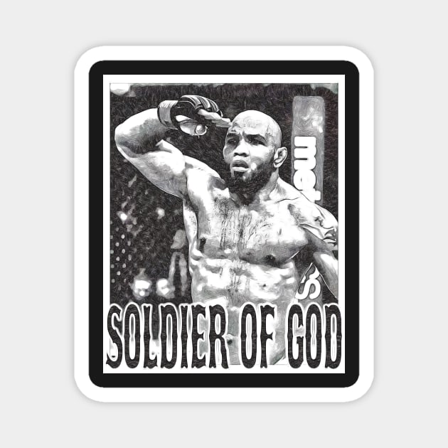 SOLDIER OF GOD Magnet by SavageRootsMMA