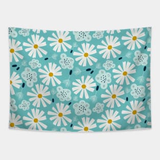 Scandinavian Spring Flowers Tapestry