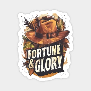 Fortune and Glory - Fedora Hat - Indy Magnet