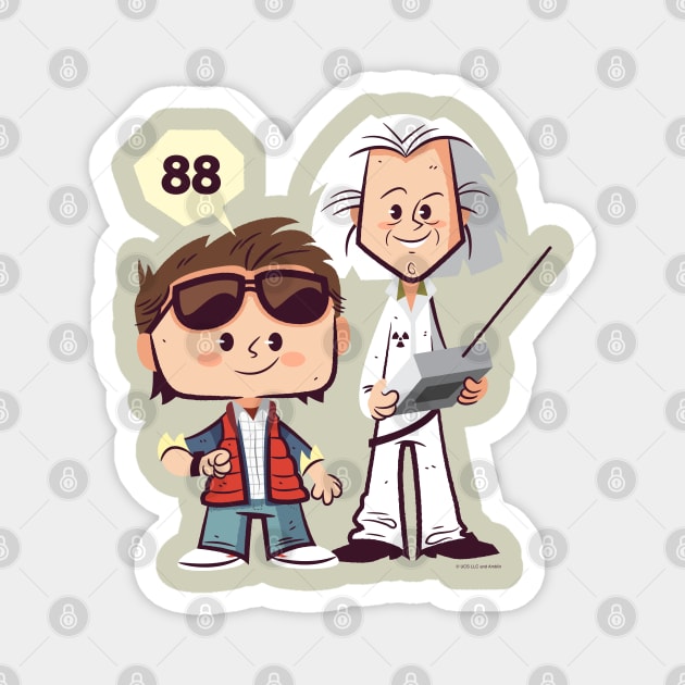 BTTF Buds Magnet by TanoshiBoy