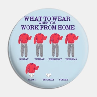 What to Wear Pin