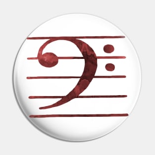 Bass Clef Pin