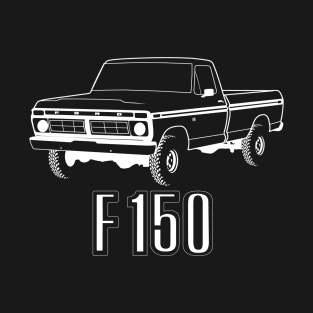 1976 F150 White Print T-Shirt