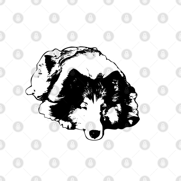 Rough Collie Minimalist by ElegantCat