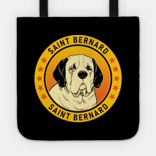 Saint Bernard Dog Portrait Tote