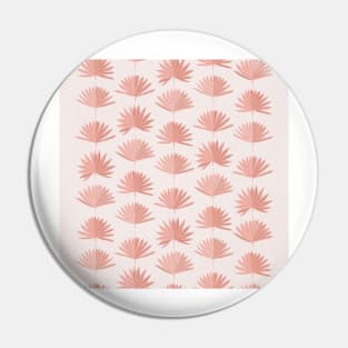 Boho Pink Sun Palm Leaves Pin