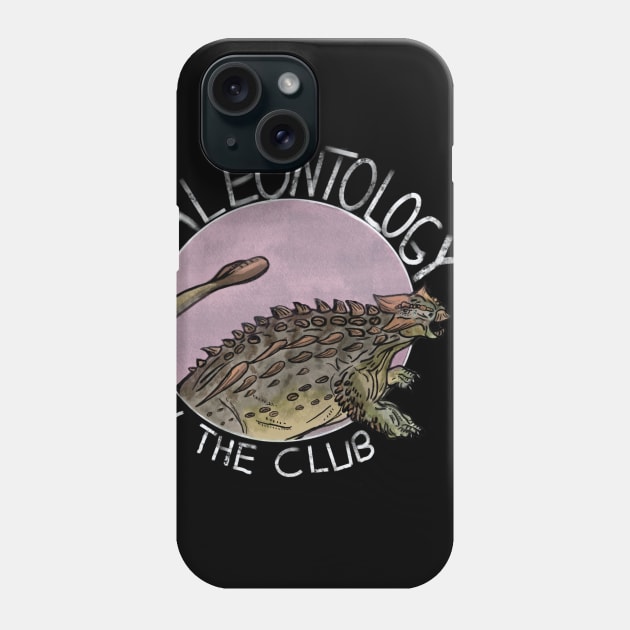 Paleontology- Join the Club- dark variant Phone Case by LukeDickey