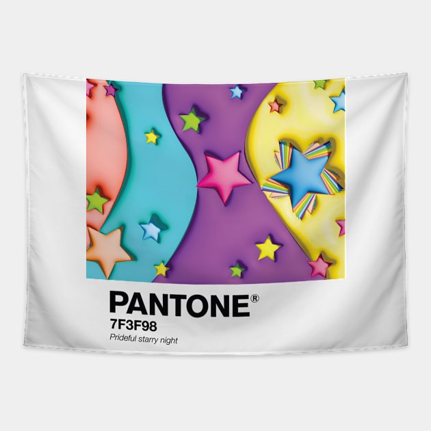 Pantone Pride Stars Tapestry by theartistmusician