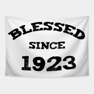 Blessed Since 1923 Cool Blessed Christian Birthday Tapestry