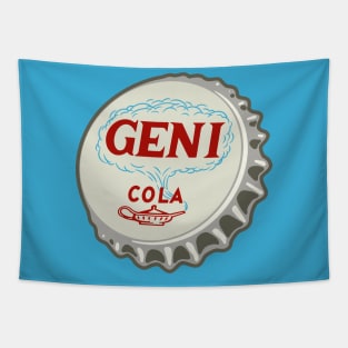 Vintage Genie Soda Bottlecap Tapestry