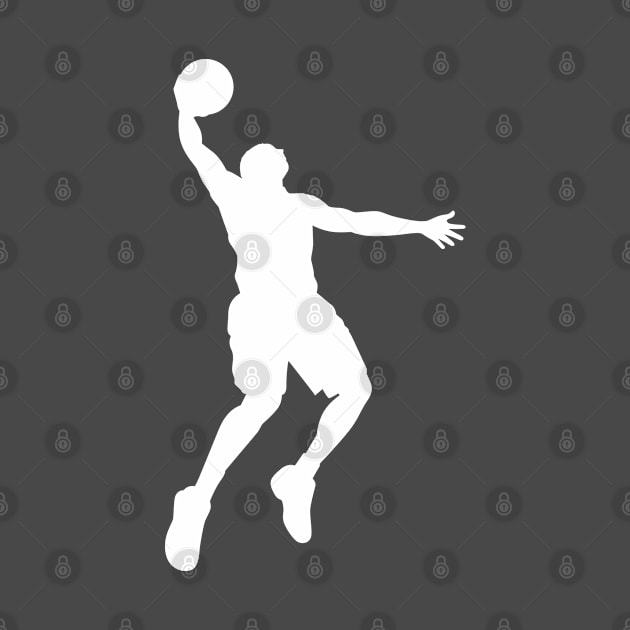 Shooting basketball jump slam silhouette by creative.z