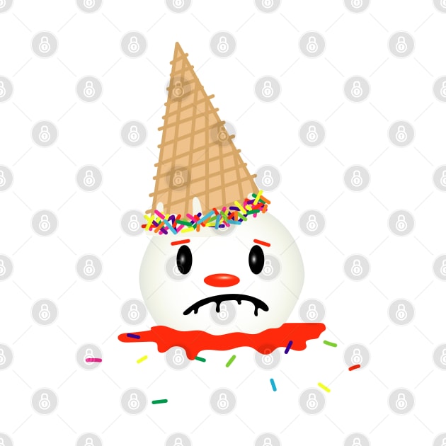 Sad Clown Cone by Mae.by.Design