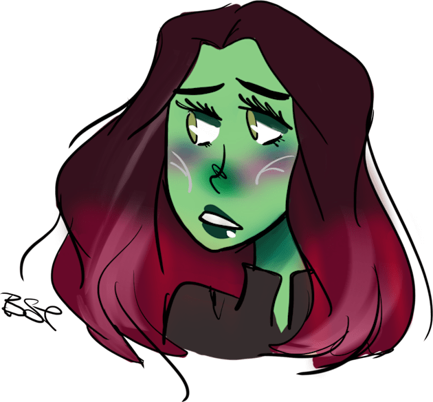 Gamora Kids T-Shirt by MershadiesArt