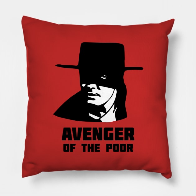 Avenger of the Poor Pillow by Graograman