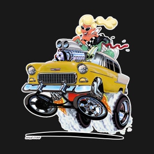 HIGH FIVE'n 1955 Chevy Yellow T-Shirt