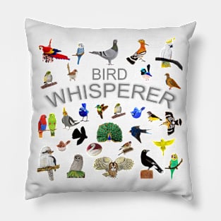 Bird Loving Bird Whisperer Pillow