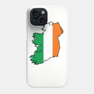 Ireland with flag Phone Case