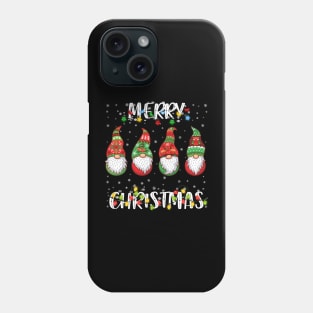 Funny Gnomes Merry Christmas Phone Case