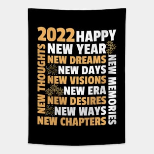 Happy New Year 2022 Tapestry