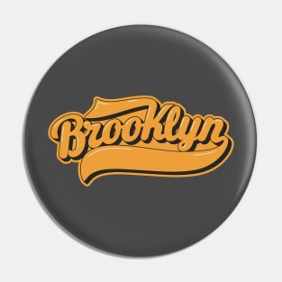 New York Brooklyn - Brooklyn Schriftzug - Brooklyn Logo Pin