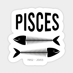 Pisces zodiac sign Magnet