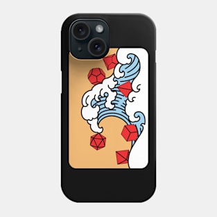 Kanagawa Wave Dice Set Phone Case