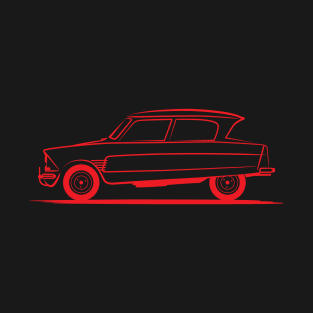 Citroen Ami 6, Ami 8 Red T-Shirt