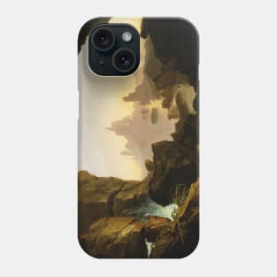 The Subsiding of the Waters of the Deluge by Thomas Cole Phone Case