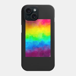 Round Rainbow Phone Case