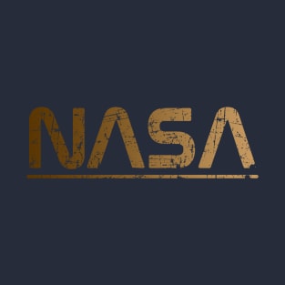 NASA Vintage Emblem 1975-1992 - Gold Edition T-Shirt