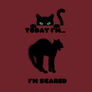 Cat feel scared T-Shirt