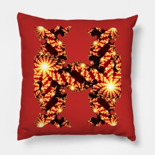 Fractal H Initial Pillow