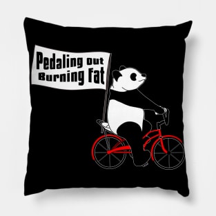 Pedaling out, Burning fat!! Pillow