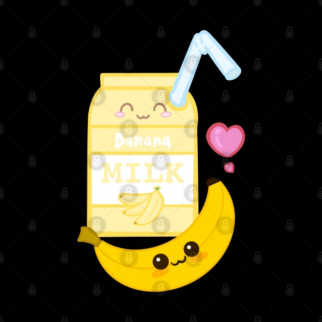 kawaii banana milk by Arnond