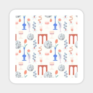 Graphic Home deccor pattern design Magnet