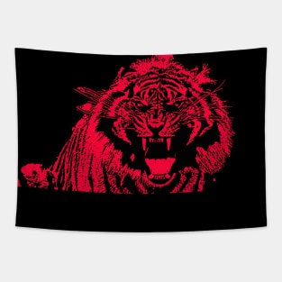 Tiger Red Head 05 Tapestry